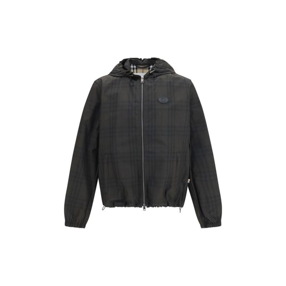 Burberry Brown Cotton Shell Men's Jacket